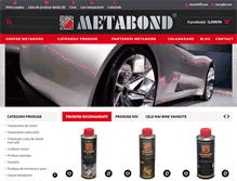 Tablet Screenshot of metabond-technology.ro